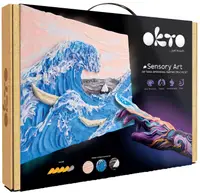 Set creativ cu plastilină Okto - Creați imagine 3D, Valul mare