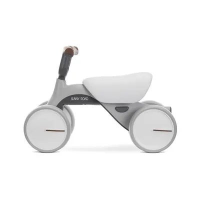 Bicicleta de echilibru pentru copii Lorelli Sunny Road Grey 12-36 luni, scaun reglabil, lumini si muzica