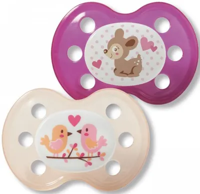 Baby Nova Suzetă din silicon, mărimea 2, pentru fată