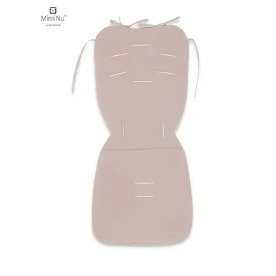 Salteluta pentru carucior reversibila MimiNu cu doua fete 78 x 34 cm design Calm Forest NaturalNugat
