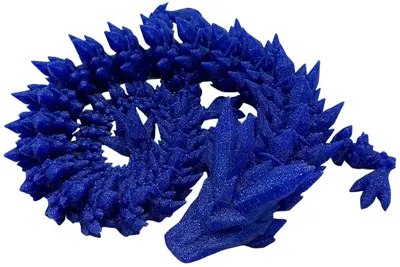 3D Print 3D Morph Lab - Dragon, cristal, albastru, cosmic