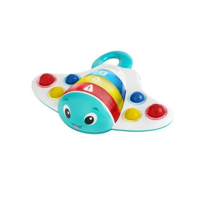Jucarie multisenzorial, Baby Einstein, Pentru descoperirea muzicii, formelor, numerelor si culorilor in 3 limbi: engleza, franceza si spaniola, 6 luni+, Multicolor