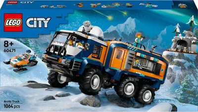 Constructor LEGO City - Un camion de laborator științific pentru cercetătorii din Arctica (60471)