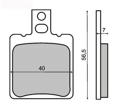 Placute frana (Sinter) Aprilia SR 97- 08