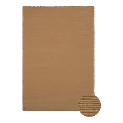 Covor galben ocru țesut manual din bumbac 140x200 cm Handloom – Lorena Canals