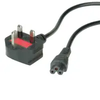 Cablu de alimentare UK la IEC C5 2.5A 1.8m Negru, Value 19.99.2016