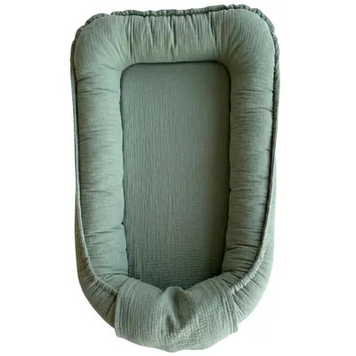 Baby Nest din muselina Twindeco Menta