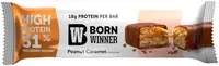 Baton proteic Deluxe, arahide și caramel, 57 g, Born Winner