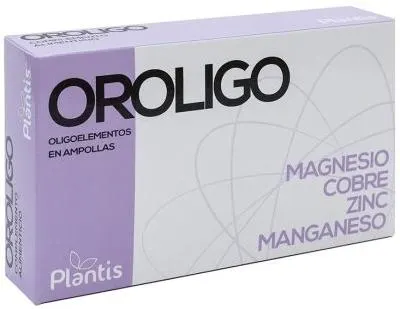Plantis Oroligo Magneziu, cupru, zinc și mangan, 20 ampuțe, Artesania Agricola