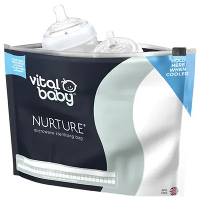 Saci pentru sterilizare la microunde Vital Baby - 5 bucati