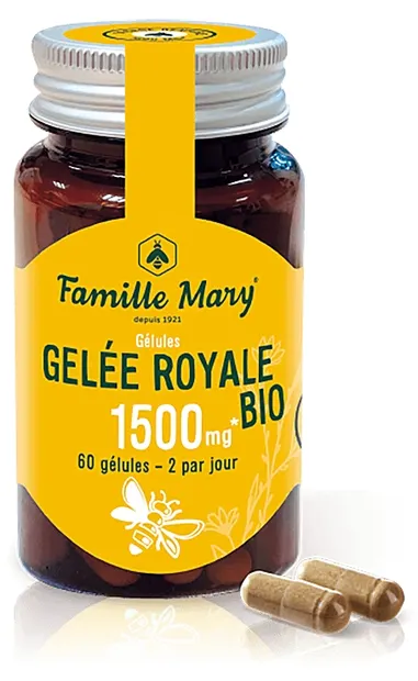 Lapte de matcă bio, 60 capsule, Famille Mary
