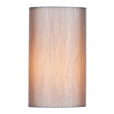 Abajur Tico Grey Cotton Cylinder Shade 13cm