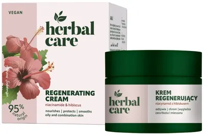 Farmona Herbal Care Cremă de față regeneratoare cu niacinamidă și hibiscus, 50 ml