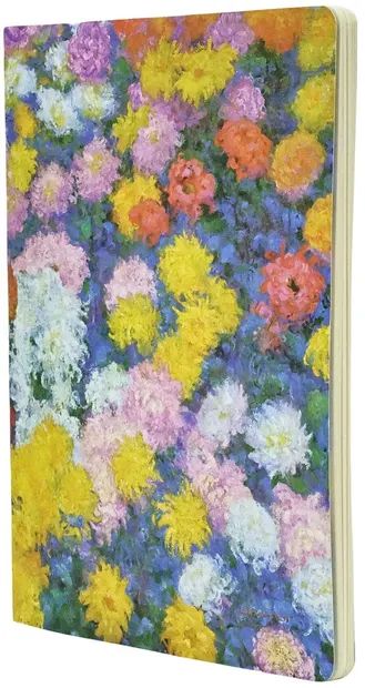 Caiet Paperblanks Monet Chrysanthemums - A5, 40 foi, cu puncte