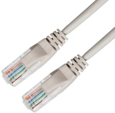 Cablu de rețea VCom - NP512B-5m, RJ45/RJ45, 2m, gri