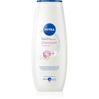 NIVEA Diamond & Argan Oil gel calmant pentru dus 500 ml