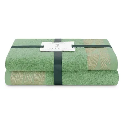 Prosoape de baie verde-deschis 2 buc. din bumbac din frotir Allium – Restilo