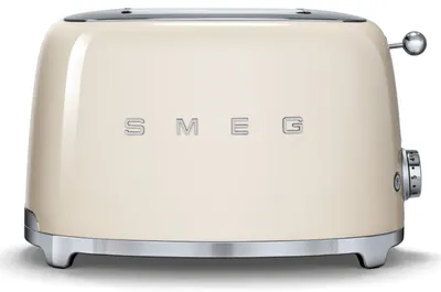 Toaster Smeg - TSF01CREU, 950W, 6 viteze, bej