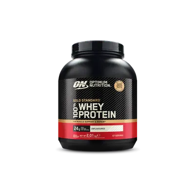 Pudra proteica proteine din zer 100% whey gold standard Fara aroma, 2.01kg, Optimum Nutrition