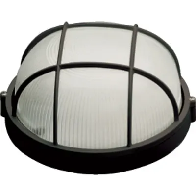 Lampa BAT Grila Rotunda 1xE27 60W Negru TG