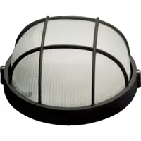 Lampa BAT Grila Rotunda 1xE27 60W Negru TG
