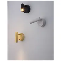 Plafoniera CLIP Nisipiu Negru Aluminiu, Rotating & Adjustable LED Philips 3 Wat Intrerupator On/Off 190Lm 3000K IP20