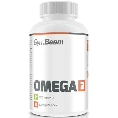 GymBeam Omega 3 capsule cu acizi grași esențiali 112 g