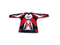 Tricou motocross copii, VT07, culoare rosu negru, marime YXL