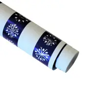 Hârtie ambalat cadouri Crăciun snowflake albastru
