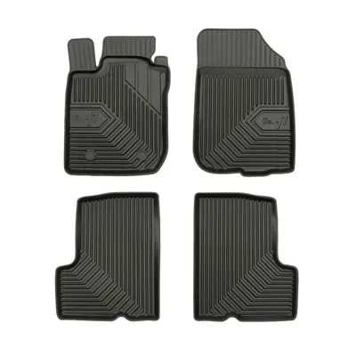 Set covorase cauciuc 4 piese No. 77, fata spate negru, potrivit DACIA DUSTER; RENAULT DUSTER 04.10-, SUV, (before lift fit to model version)