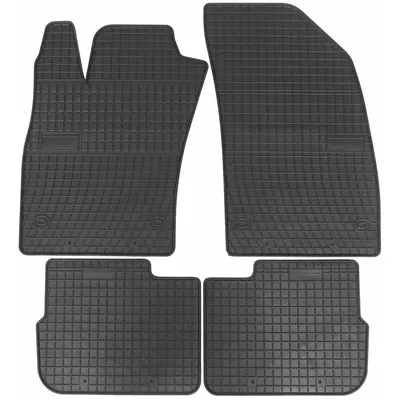 Set covorase auto din cauciuc Fiat Tipo 2016-, presuri FROGUM, negre, 4 buc.