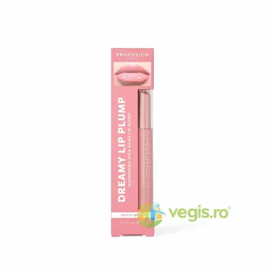 Gloss Hranitor cu Efect Volumizant Dreamy Lip Plump, Nuanta Pretty in Pink 1.5g