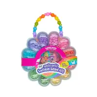 Set mărgele copii, Genie Pets Twinkle Bead Kit Bufniță mov & Bufniță portocalie, 350+ piese, 3+ ani