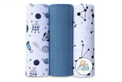 Set 3 scutece din bumbac 60x80 cm model No35