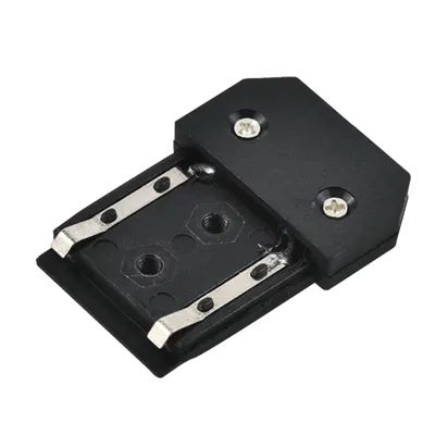 El-Ec End Cap For Ultra Slim Magnetic Rail Black