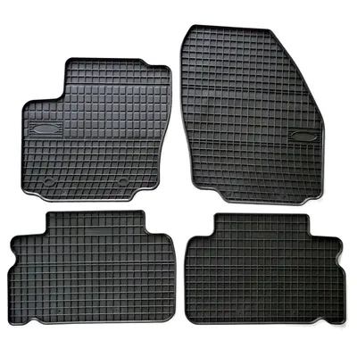 Set covorase auto din cauciuc Ford S-Max 2 2015-, presuri FROGUM, negre, 4 buc.