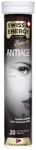 Antiage, 20 comprimate efervescente, Swiss Energy