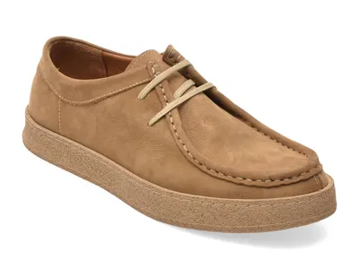 Mocasini GRYXX bej, M71802, din nabuc