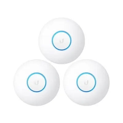 Kit access point dual-band Ubiquiti UniFi nanoHD, WiFi 5, 1733 Mbps, MU-MIMO, PoE, UniFi, 3 bucati