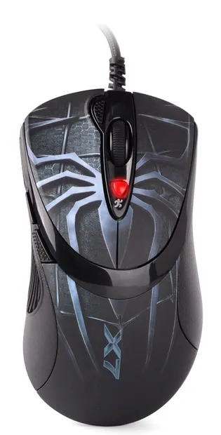 Mouse de gaming A4Tech X7 - XL-747H Blue Spider, albastru