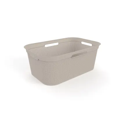 Coș de rufe din plastic bej 41 l Brisen - Rotho