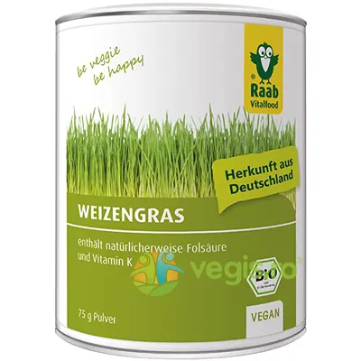 Iarba de Grau Pudra Ecologica/Bio 75g