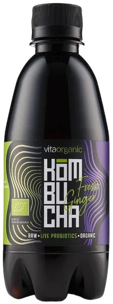 Kombucha cu ghimbir, 330 ml, Vita Organic