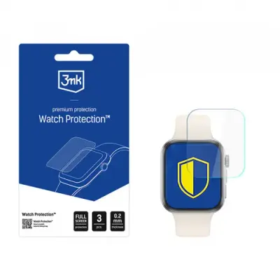Folie Protectie 3MK Arc pentru Huawei Watch Fit 4, Set 3 bucati, Plastic