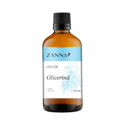 Ulei de glicerina naturala, 100ml, Zanna