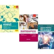 Pachet Bacalaureat 2026. Eseul. Literatura Romana. Pregatire individuala pentru proba scrisa, Matematica M1. Teste si Fizica