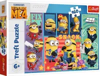 Puzzle Trefl cu 160 de piese - Despicable Me 4, Minion Fun