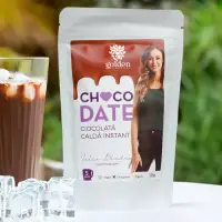 Choco Date - Ciocolată Caldă Instant, din Ingrediente Organice, Cremoasă, cu Gust Intens de Curmale, ECO, 375g | Golden Flavours