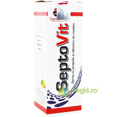 Septovit Spray cu Propolis si Albastru de Metilen 30g