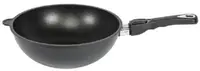 Tigaie wok AMT - Gastroguss, 32 cm, negru